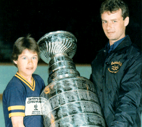 Ray, his dad, and the Stanley Cup